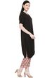 Black Viscose Straight Kurta image number 3