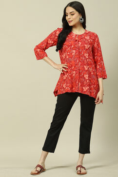 Red LIVA Indie Top image number 0