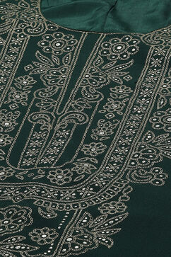 Green Art Silk Straight Kurta image number 4