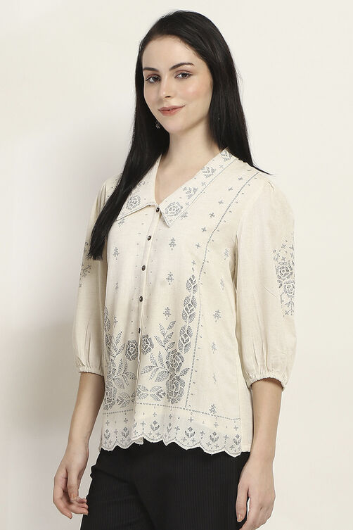 Natural Viscose Blend Straight Kurti image number 2