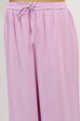 Pink Solid Straight Palazzos image number 1