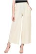 Rangriti Ivory Cotton Flex Palazzo image number 0