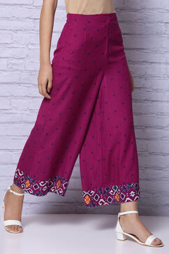 Phalsa Viscose Palazzo image number 3