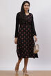 Black Acrylic Asymmetric Dress image number 4