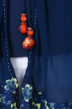Indigo Straight Viscose Indie Top image number 5