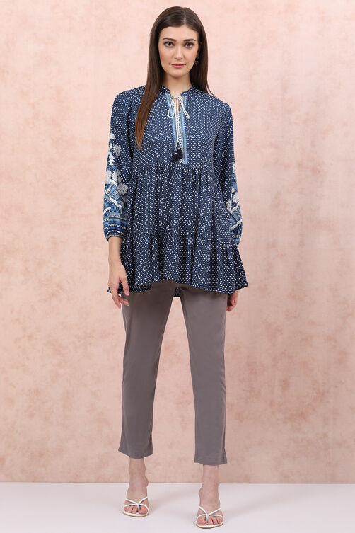 Light Pink Cotton Fusion Pants image number 5