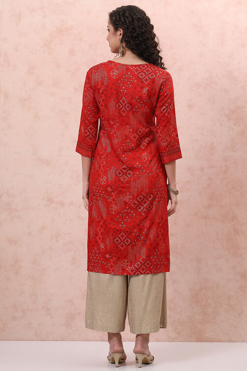 Aqua LIVA Straight Kurta image number 4