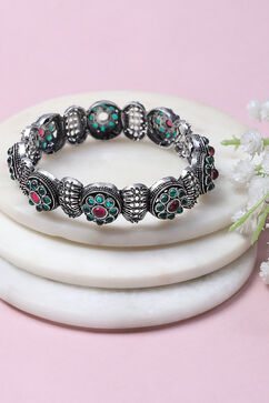 Pink-Green Alloy Bangles image number 0