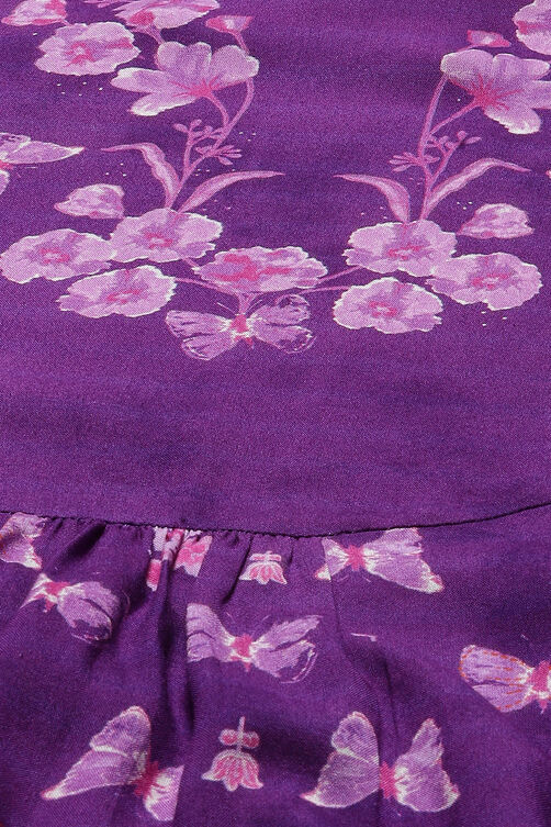Blue LIVA Tiered Indie Top image number 5