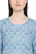 Light-Blue Cambric A-Line Kurta image number 1