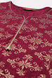 Phalsa LIVA A Line Kurta image number 1