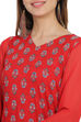 Red Short top Viscose Indie Top image number 1