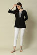 Black LIVA Straight Solid Top image number 0