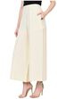 Rangriti Ivory Cotton Flex Palazzo image number 2