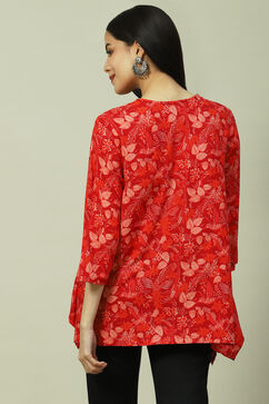 Red LIVA Indie Top image number 4