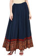 Dark Blue Cotton Skirt image number 0