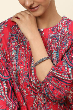 Pink Alloy Bangles image number 1