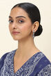 White Alloy Jhumkas image number 3