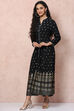 Coral Viscose Rayon Kalidar Dress image number 2