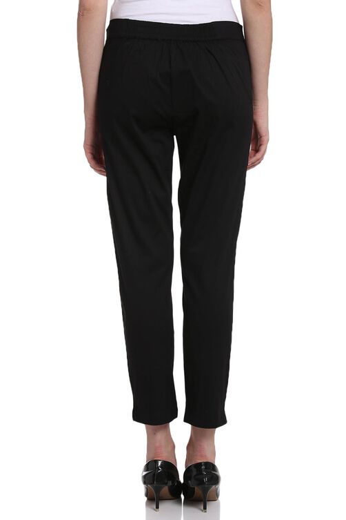 Light Pink Cotton Fusion Pants image number 4