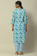 Pink Voile Straight Suit Set image number 5