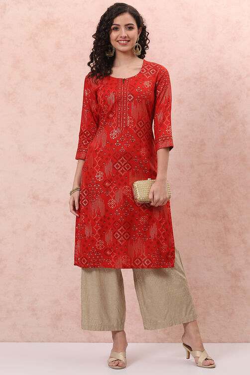 Aqua LIVA Straight Kurta image number 5