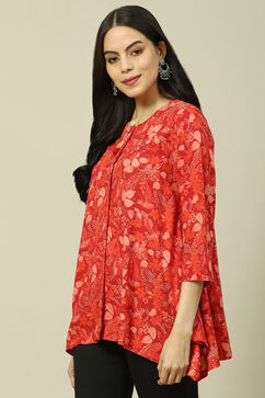 Red LIVA Indie Top image number 2