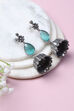 Mint Green Alloy Jhumkas image number 0