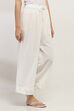 Pink Solid Straight Palazzos image number 3