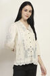 Natural Viscose Blend Straight Kurti image number 4