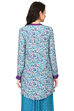 Off White A-Line Rayon Kurta image number 3