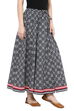 Black Cotton Skirt image number 3