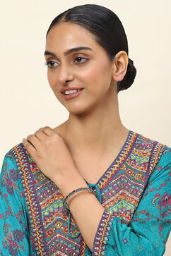 Pink-Green Alloy Bangles image number 1