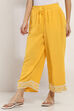 Pink Solid Straight Palazzos image number 2