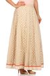 Off White Cotton Skirt image number 0