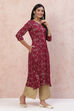 Phalsa LIVA A Line Kurta image number 2