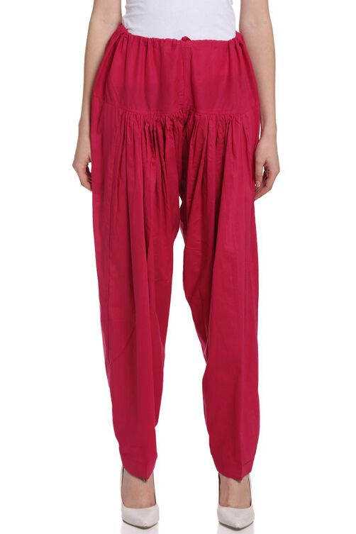 Off White Cotton Fusion Pants image number 0