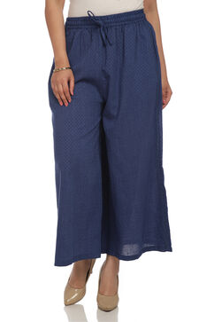 Indigo Cotton Palazzo image number 0