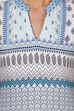 Blue A-Line Viscose Rayon Kurta image number 4