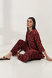 Navy Blue Cotton Blend Straight Kurta Set image number 7