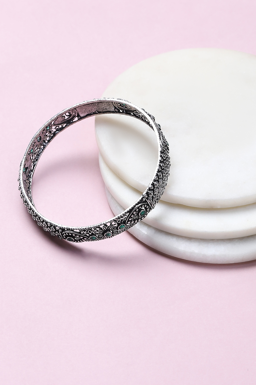 Green Alloy Bangles image number 2