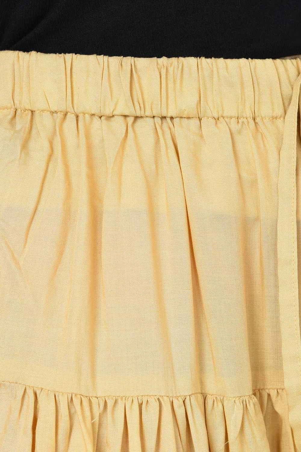 Rangriti Beige Viscose Fusion Pants image number 5