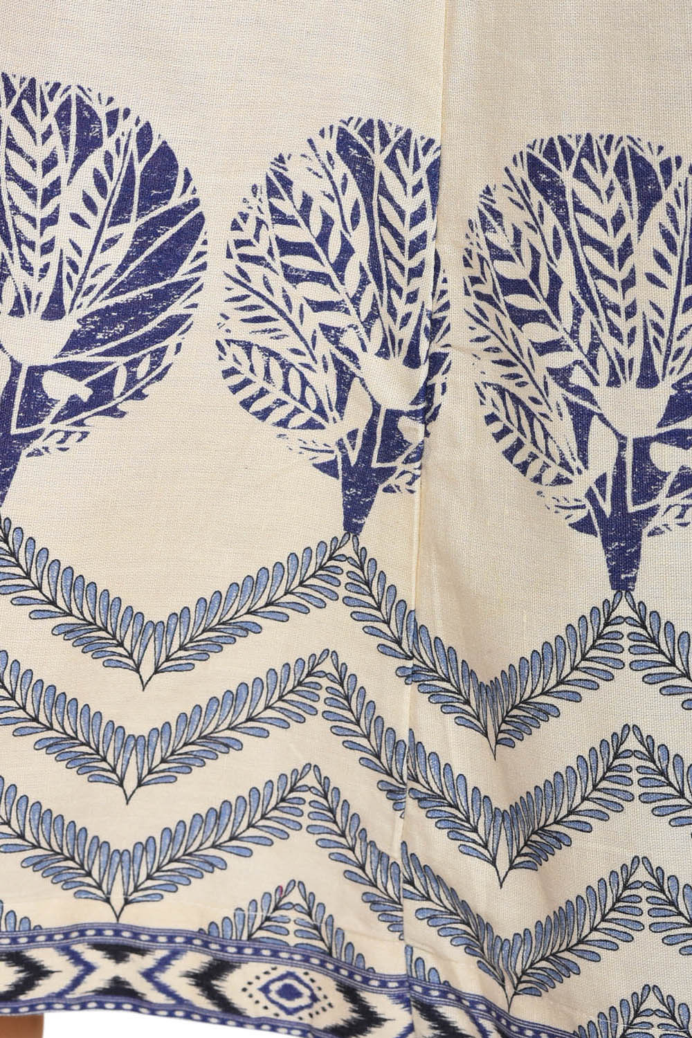 Ivory & Indigo Cotton Skirt image number 6