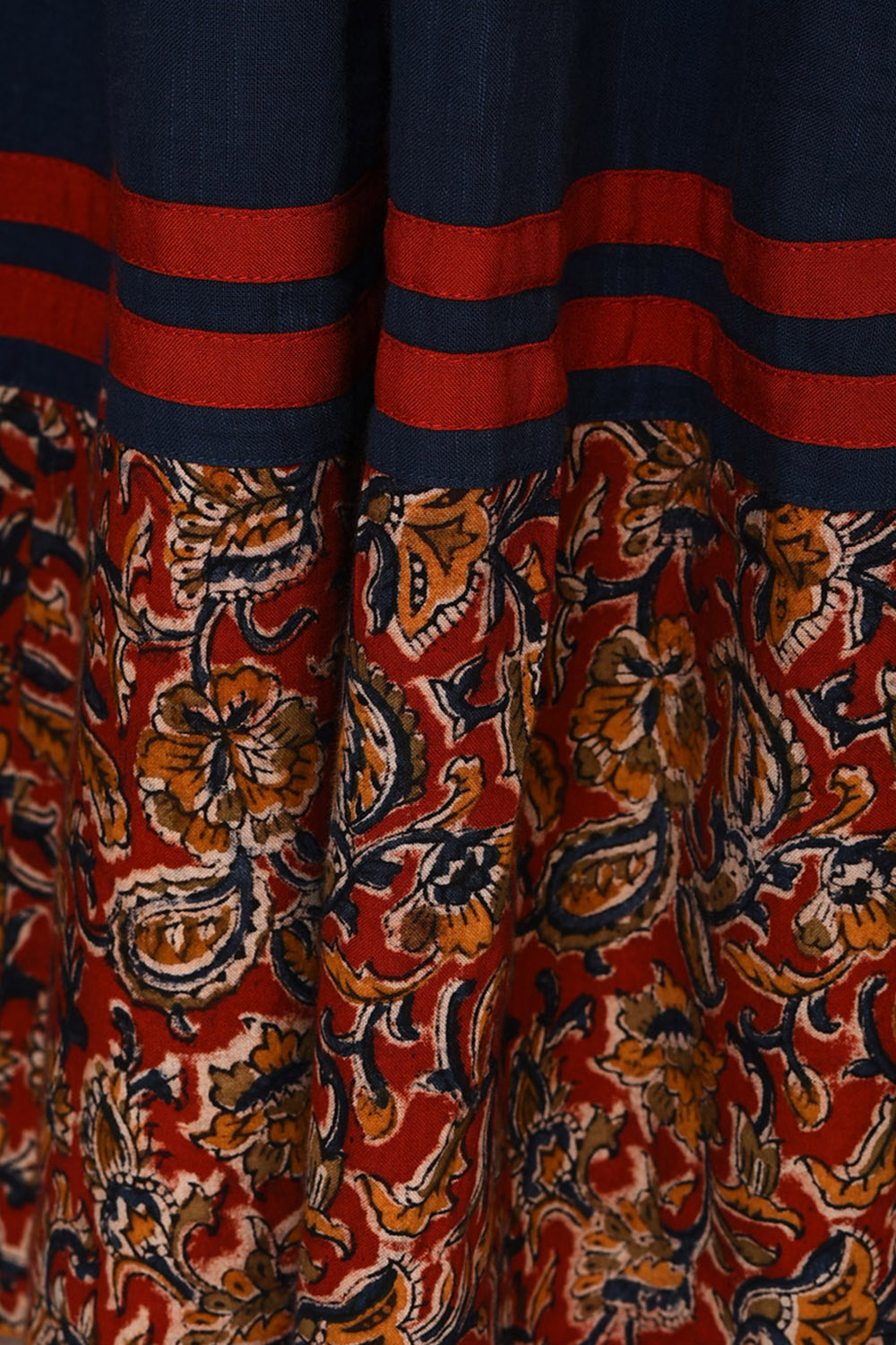 Dark Blue Cotton Skirt image number 6