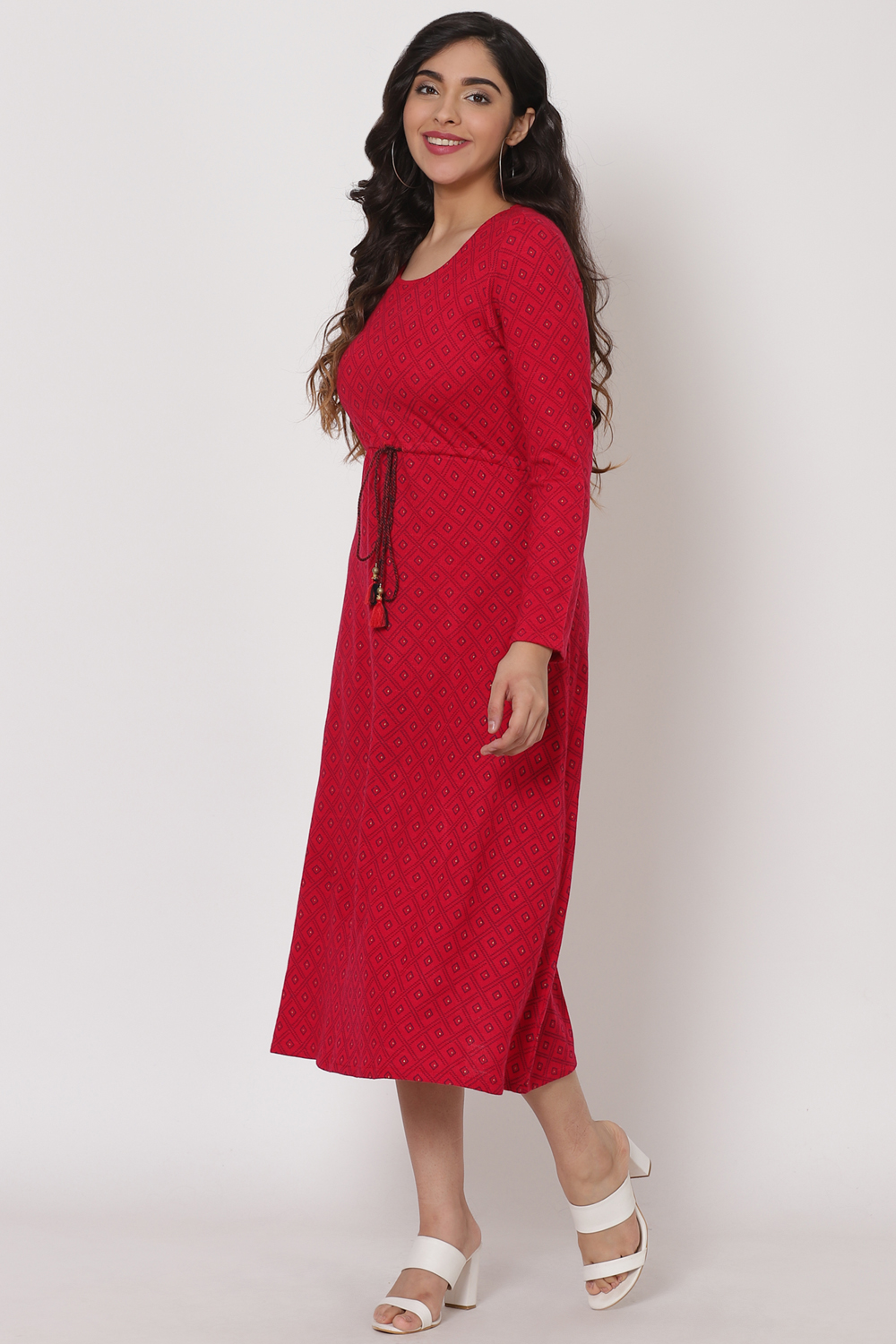 Pink Acrylic Dress image number 3